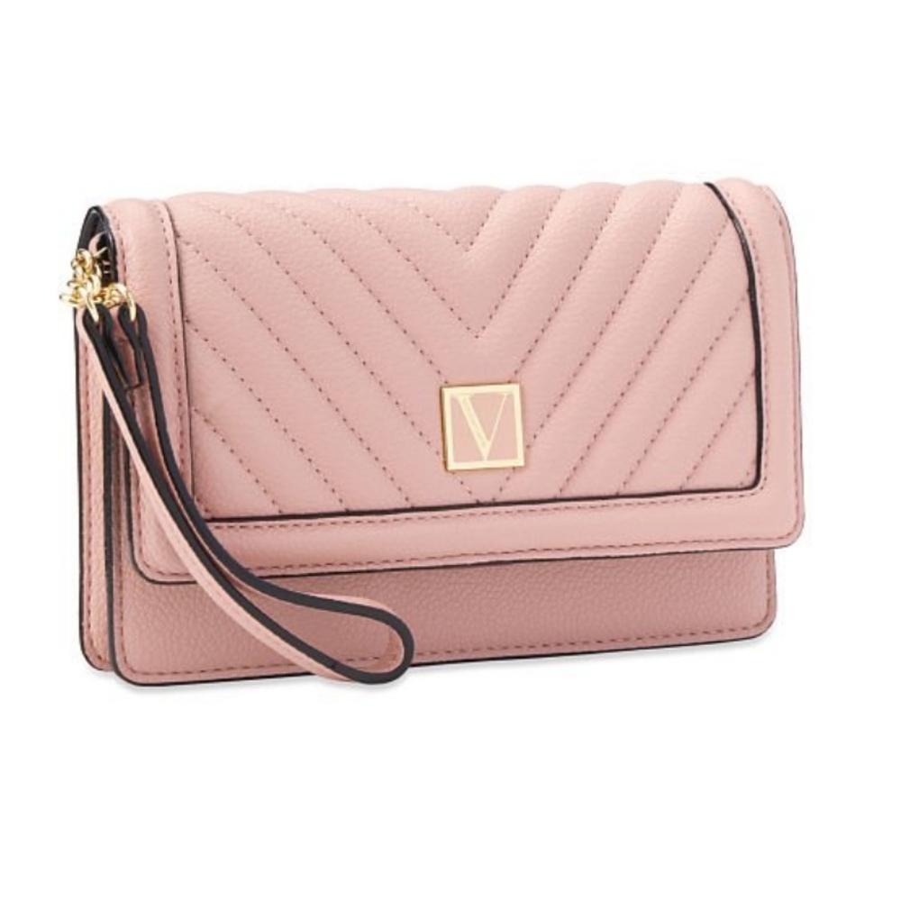(LAST ONE!) NWT! VICTORIA'S SECRET ORCHID BLUSH PINK TECH WRISTLET/CLUTCH